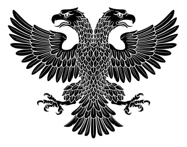 Flag Double Headed Eagle BG Club