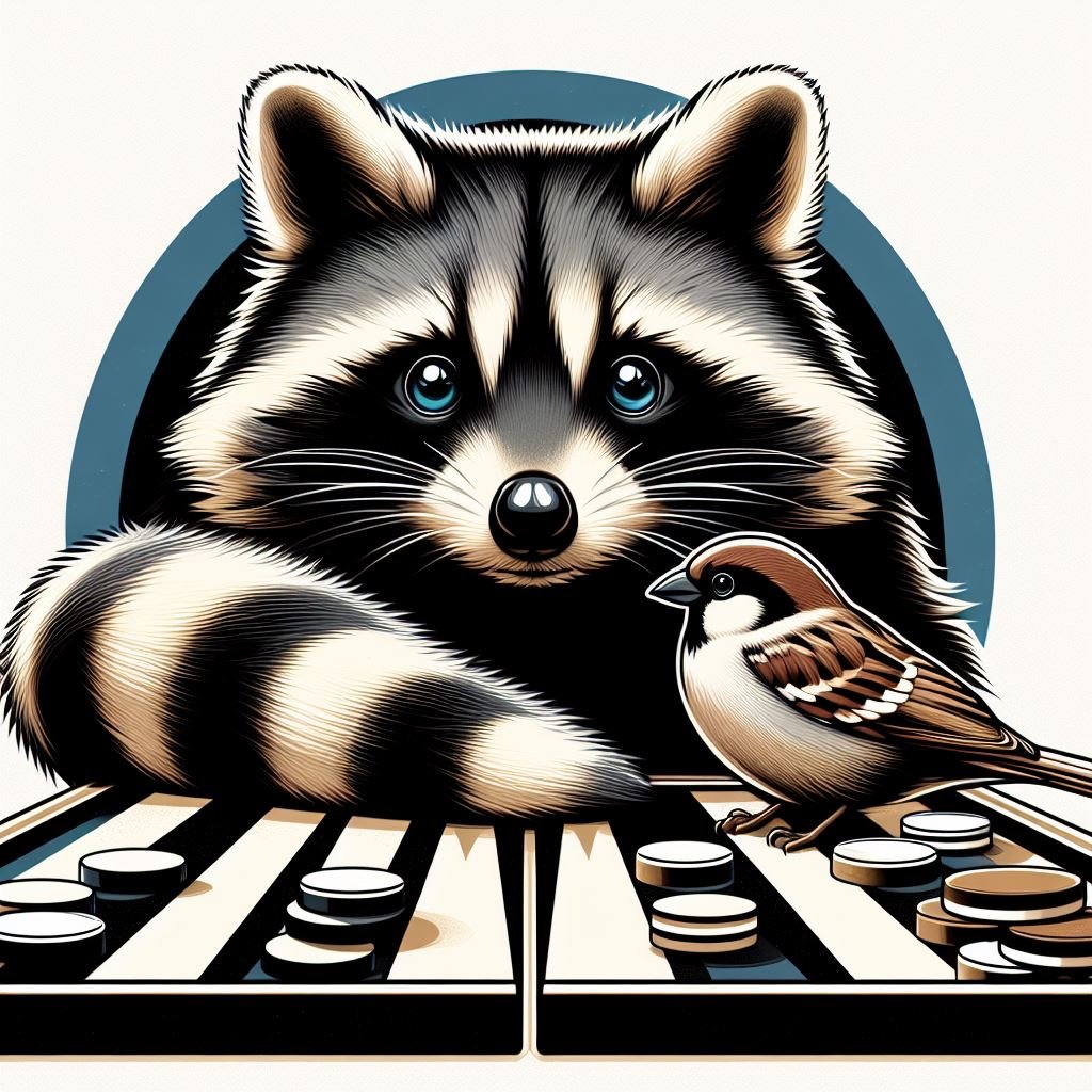 Flag Raccoon & Sparrow Ulm 2